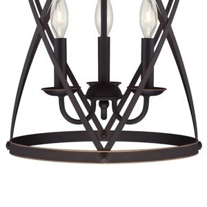 Brand new in box! 2 oiled rubbed bronze chandelier. Westinghouse 3 lights